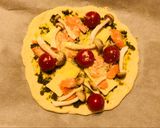 A picture of step 3 of Pizza Salmone☆.