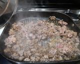 Foto del paso 4 de la receta: Calabacines luna rellenos de carne y verduras