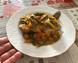 Foto del paso 8 de la receta: Pollo en salsa de espárragos y tomate cherry