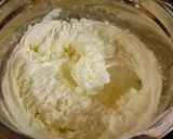A picture of step 4 of Peppermint Whipped Cream Frosting and Filling.