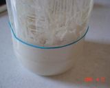 A picture of step 9 of Sake Lees Yeast - Liquid Bread Starter.