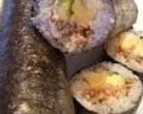 A picture of step 6 of Everyone Loves This! Mayonnaise Soboro Sushi Rolls.