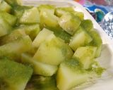 A picture of step 2 of Aloo kachaloo.