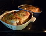 A picture of step 9 of Chicken Enchilada.