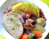 A picture of step 8 of Shikuoka Oden-style Spring Veggie Pot-Au-Feu with Wasabi Sauce.