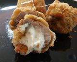 A picture of step 6 of Garlic cheese stuffed shrooms.