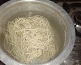 A picture of step 1 of Veg Hakka Noodles.