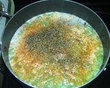 A picture of step 2 of Chicken and Dumplings.