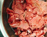 Hình bước làm 1 của món Bò Xào Sả Ớt