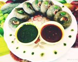 A picture of step 4 of ડેલિશ્યસ ફરાળી હરા ભરા કબાબ.