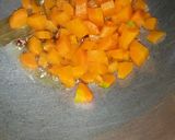 A picture of step 4 of Gajar malai curry.