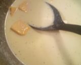 A picture of step 5 of Sunshine's cheese broccoli chicken linguine.