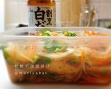 A picture of step 10 of Not Deep Fried: Fall Salmon in Nanban Sauce With Lots of Vegetables.