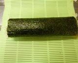 A picture of step 10 of Ehoumaki: Lucky Fat Sushi Rolls with Marinated Salmon and Cucumber.