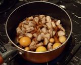 A picture of step 4 of Home Recipe for Simmered Chicken Offal and Ovaries.