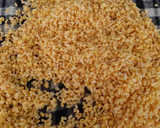 A picture of step 1 of Instant moong dal halwa.