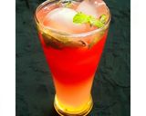 A picture of step 4 of Sunset Mocktail.