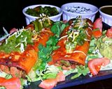 A picture of step 8 of Mike's Green Chile Chimichangas.