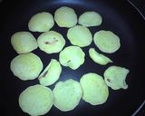 A picture of step 3 of With a Pan! Asian Sweet Potato Chips.