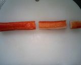 A picture of step 2 of Crab Stick Omelet Roll.