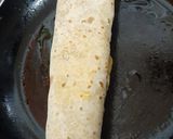A picture of step 5 of Cheesy Veggie Egg Wrap.