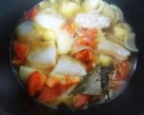 A picture of step 4 of Cod, Potato and Tomato Soup.