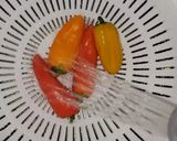A picture of step 2 of Sausage & Peppers Sandwich!!.
