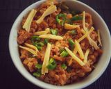 A picture of step 6 of Green chilli Piyaz Qeema.