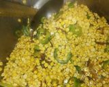 A picture of step 8 of Karele chane ki daal.