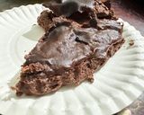 A picture of step 8 of Simple Air-Fried Yogurt Chocolate Basque Cake.
