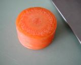 A picture of step 1 of Flower Petal Shaped Carrot Slices (for Garnish).