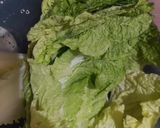 Foto langkah ke 1 dari resep Sawi gulung isi tahu ayam.