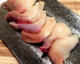 A picture of step 16 of Surf Clam Sashimi - How to Peel, Prepare and Blanch.