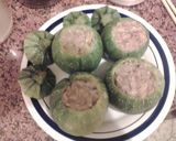 A picture of step 8 of Easy Italian Round Zucchini Stuffed with Meat.