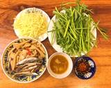 Cá nục kho măng cuốn bánh tráng bước làm 6 hình