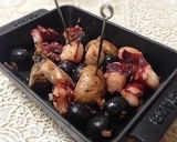 A picture of step 6 of Basil-Scented Aglio e Olio with Octopus and Olives.