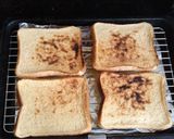 A picture of step 4 of Vickys Vegan French Toast, GF DF EF SF NF.