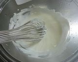 A picture of step 1 of Fluffy Chocolate Bavarois.