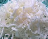 A picture of step 1 of Cabbage Namul.