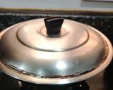 A picture of step 10 of Dhaba style palak paneer.