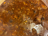 Beef stew in a Dutch Oven