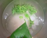 Foto langkah ke 2 dari resep Puding Cendol fla Choco Gula Merah.