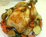 A picture of step 6 of Roasted Whole Chicken With Gravy.