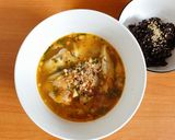 Hình bước làm 3 của món Giảm cân - eat clean: Cơm trứng chiên + canh cá thì là