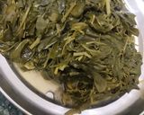 A picture of step 1 of Methi Ki Sabji.