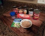 A picture of step 1 of Turkey Taco Soup.