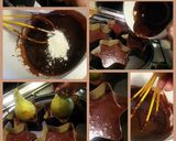 A picture of step 3 of AMIEs CHOCOLATE Mini Cake with PEARs.