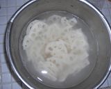 A picture of step 1 of Lotus Root Salad with Fragrant Sesame.