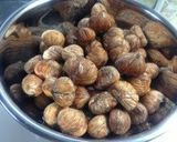 A picture of step 2 of Precious Gems - Candied Chestnuts in their Inner Skins.