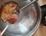 Foto del paso 3 de la receta: Postre/turrón inspirado en Mantecol® 🎅 Postre de maní y miel, marmolado con cacao y sin cocción 🎅